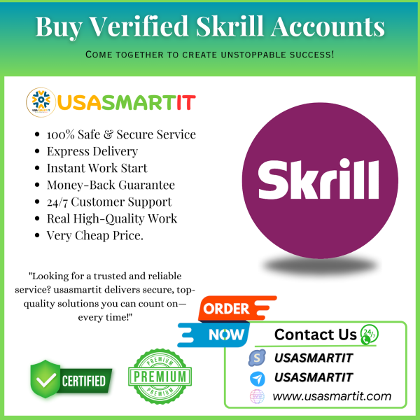 Buy Verified Skrill Accounts