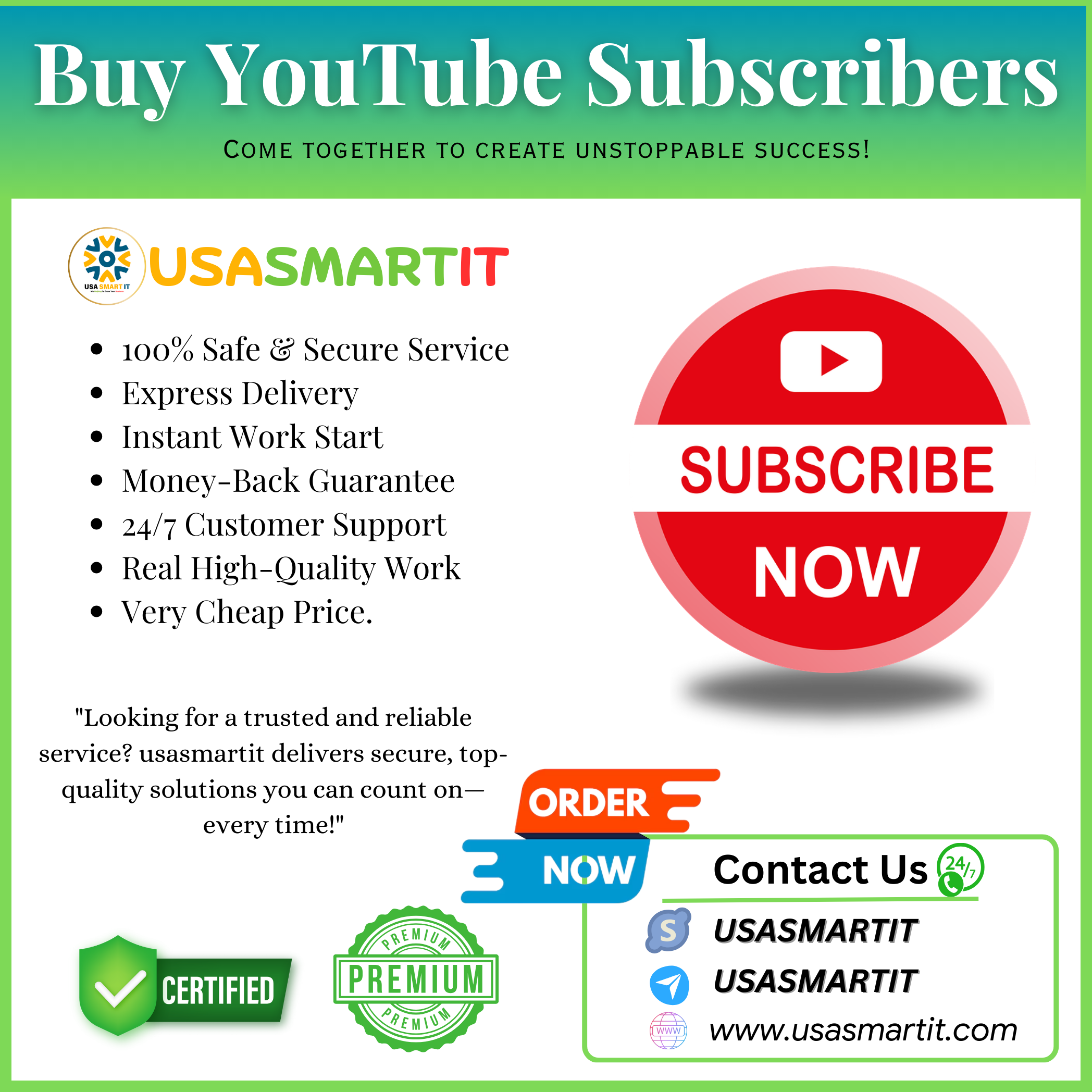 Buy YouTube Subscribers